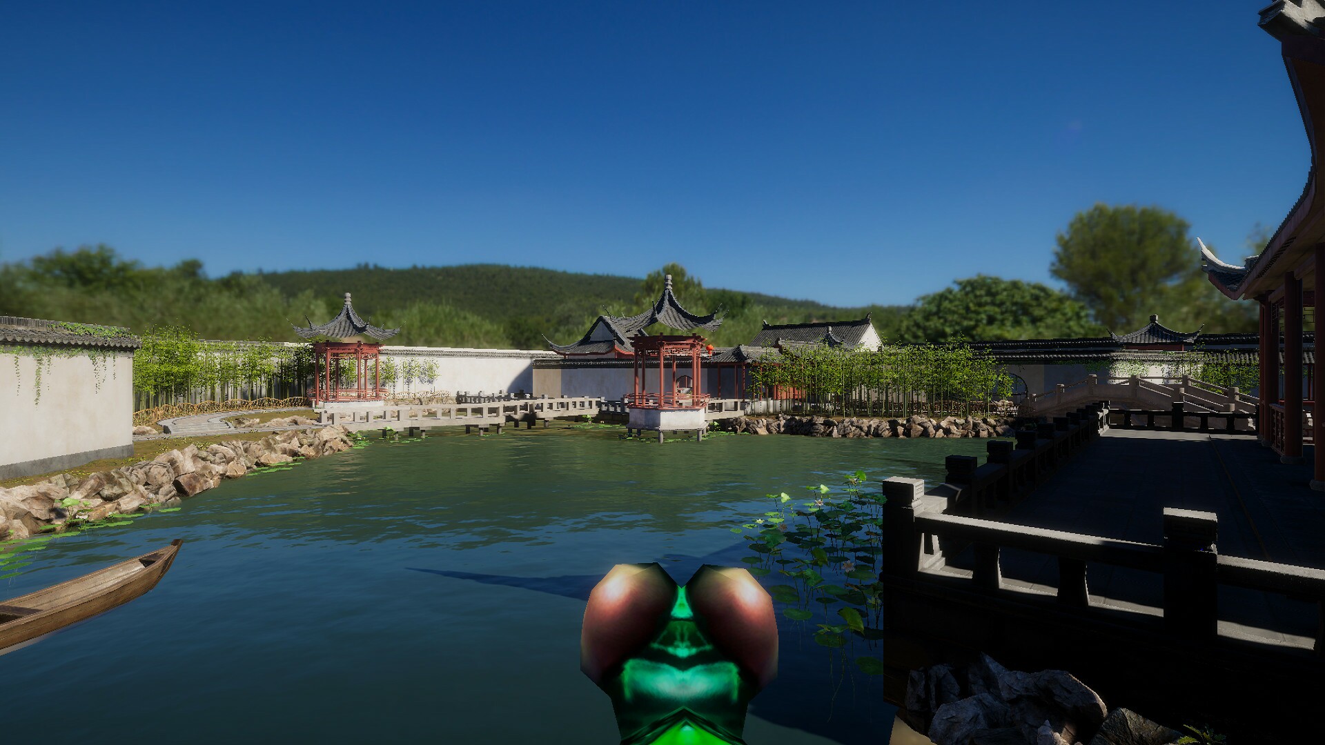 VR Chinese Garden Tour (HD): Flying as a dragonfly
