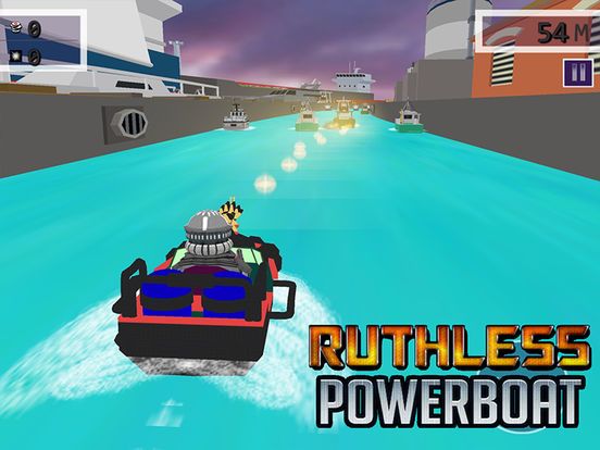 Ruthless Power Boat - Top Gun Shooting Game