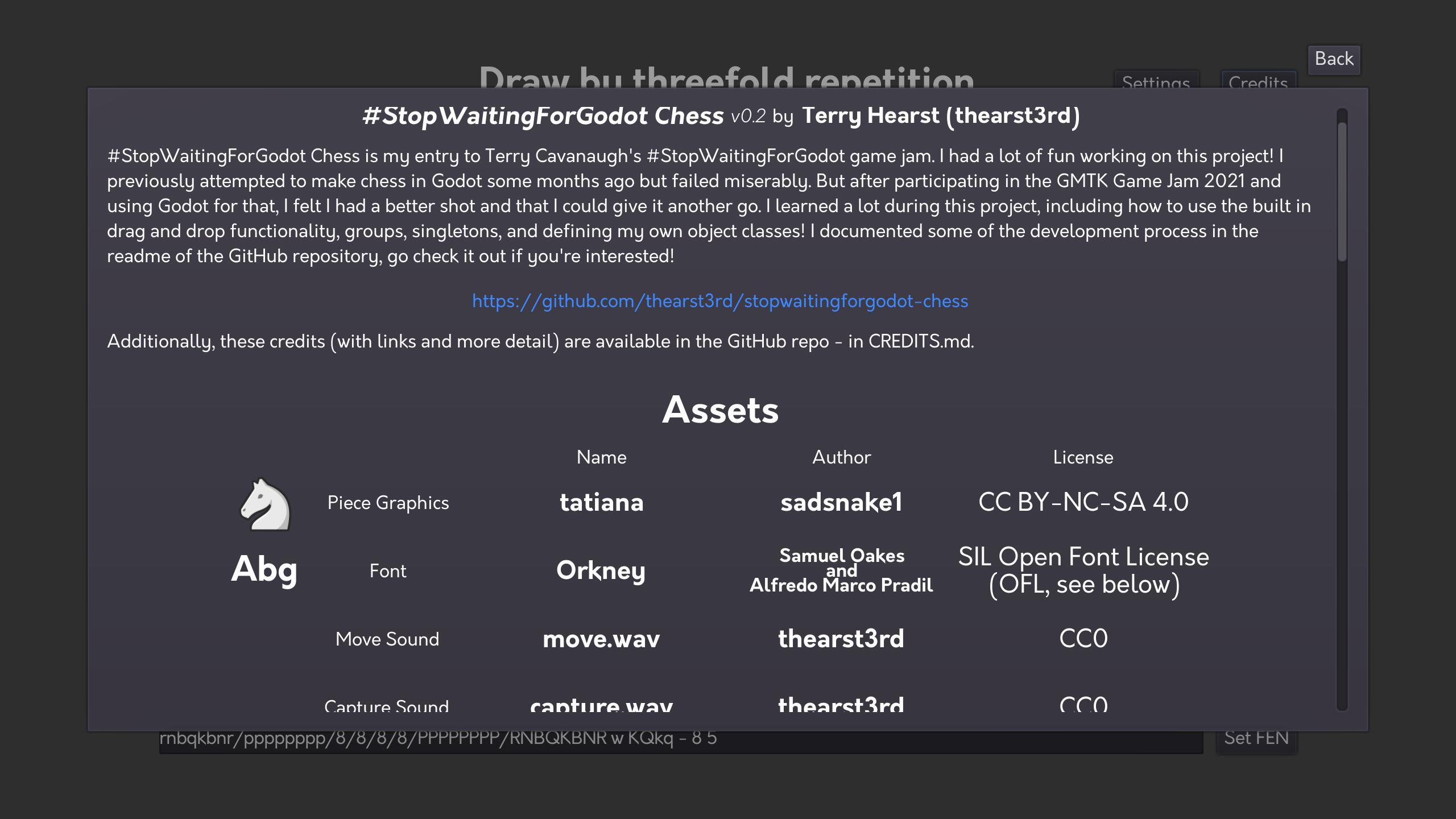 #StopWaitingForGodot Chess