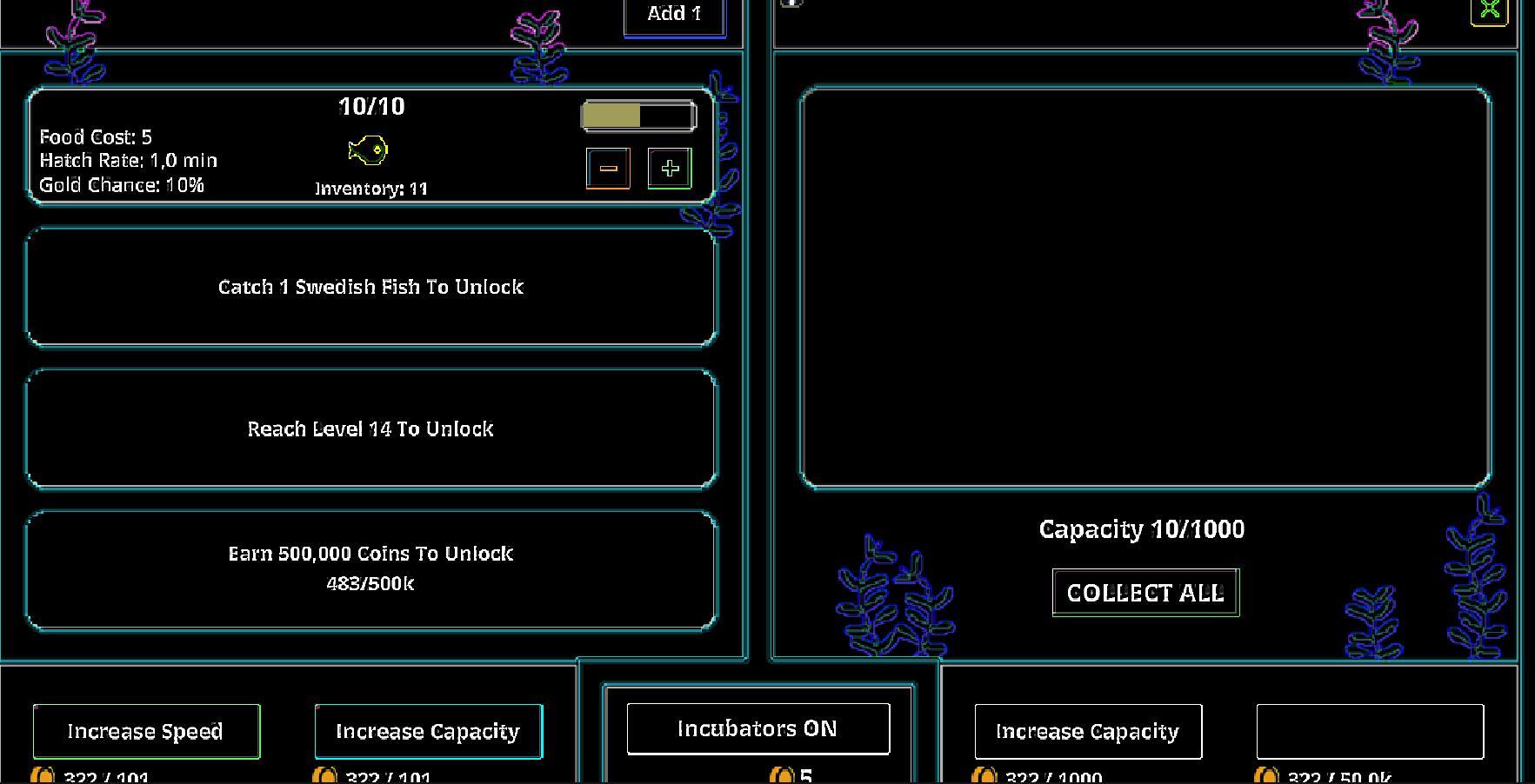 TinyFishBoat - Fish, Fight, Hatch, Eat, Swim, Gamble, Craft