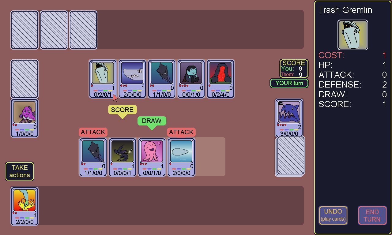 Card Games vs Literary Characters at the End of the World