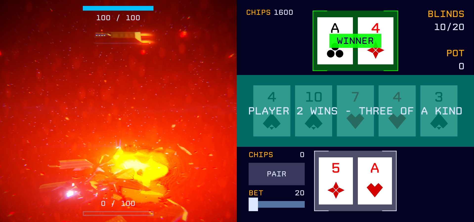 Star Battle Poker (Ludum Dare 41)