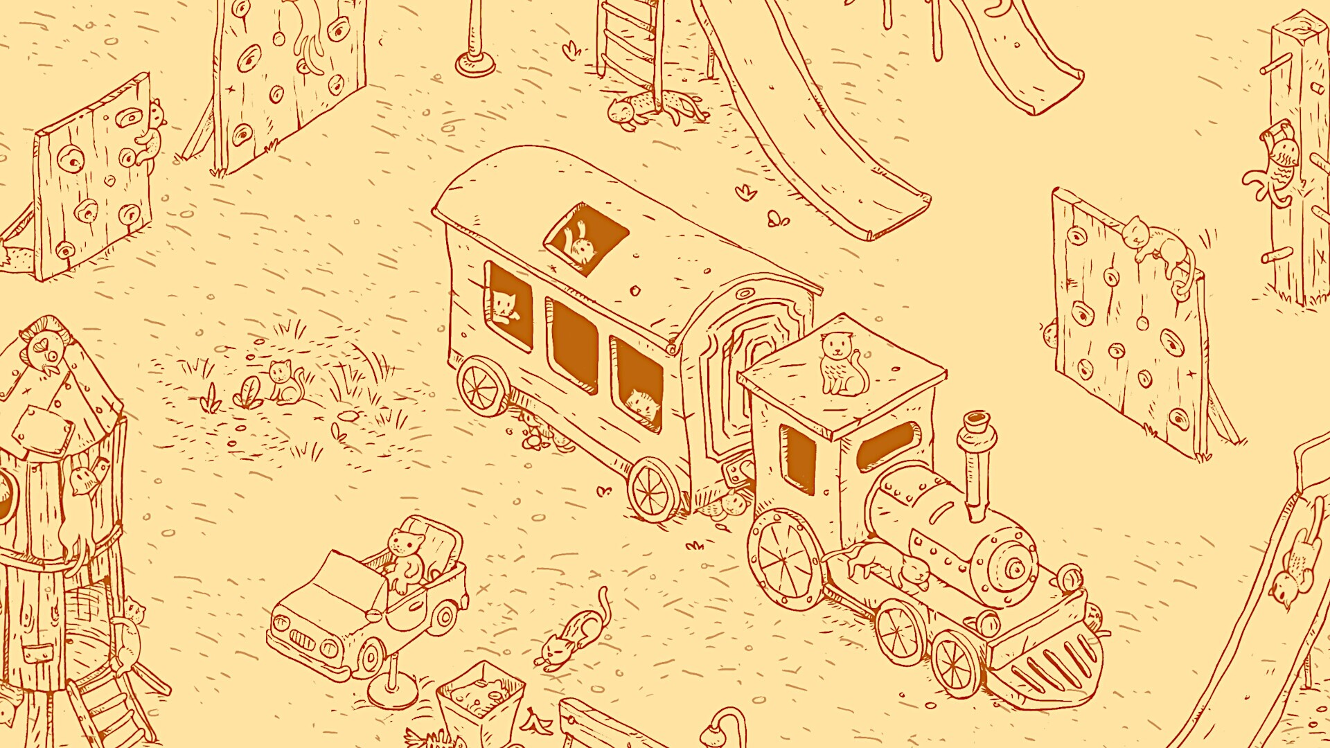 100 hidden Cats: Playground