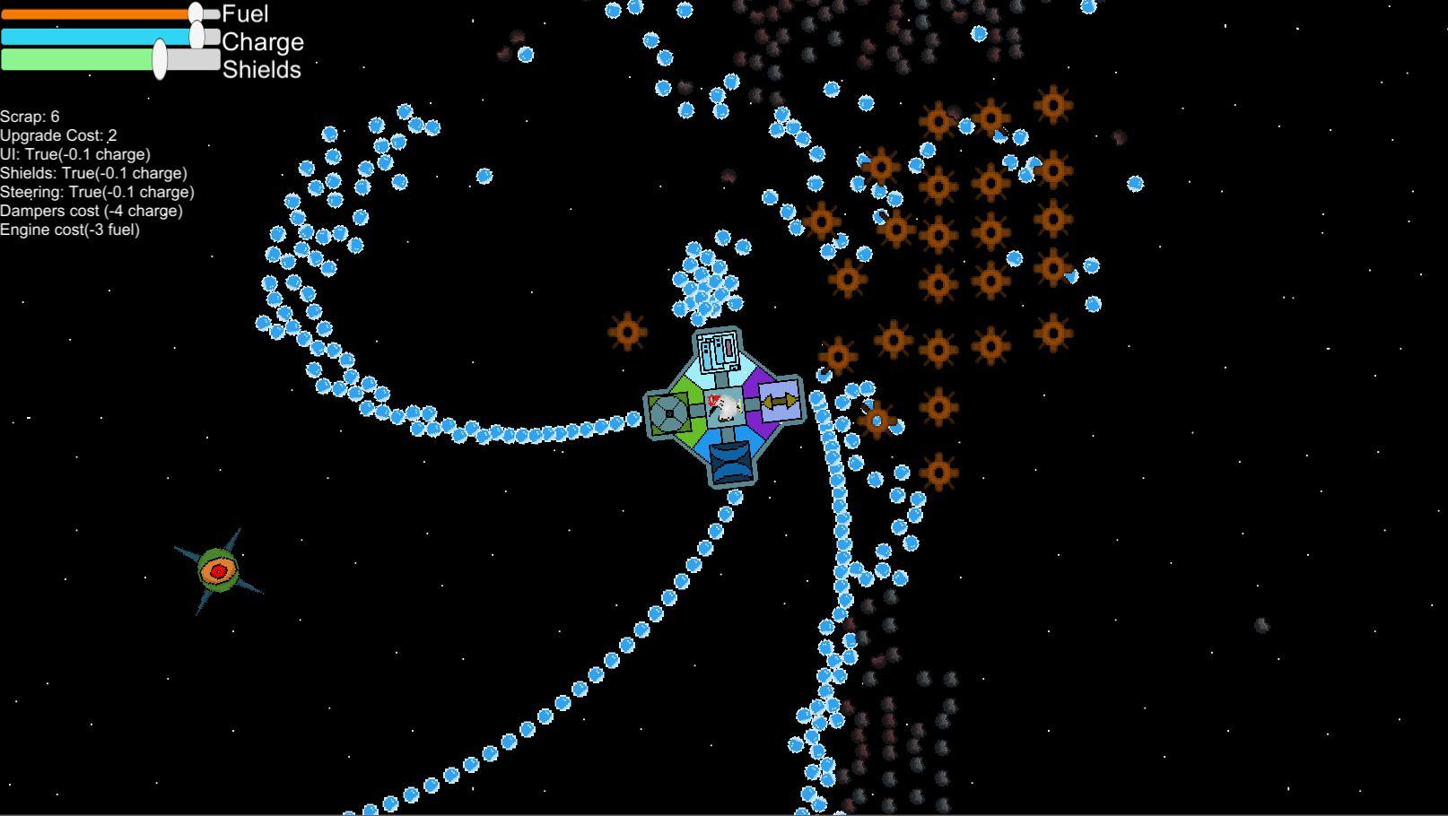 Space Robot on a Space Ship