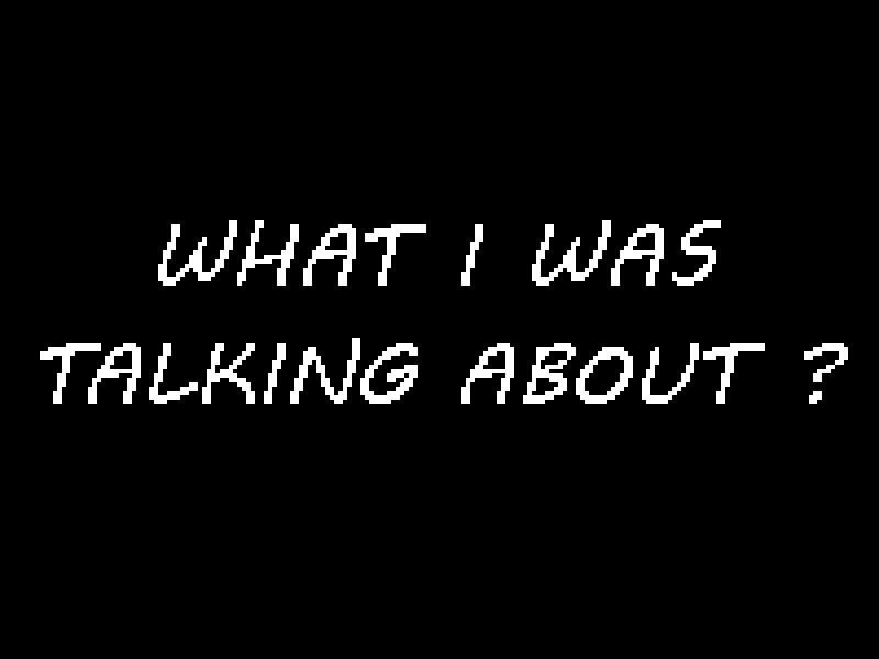 Tony Forgets Everything