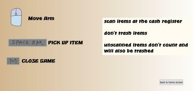 supermarket checkout employee