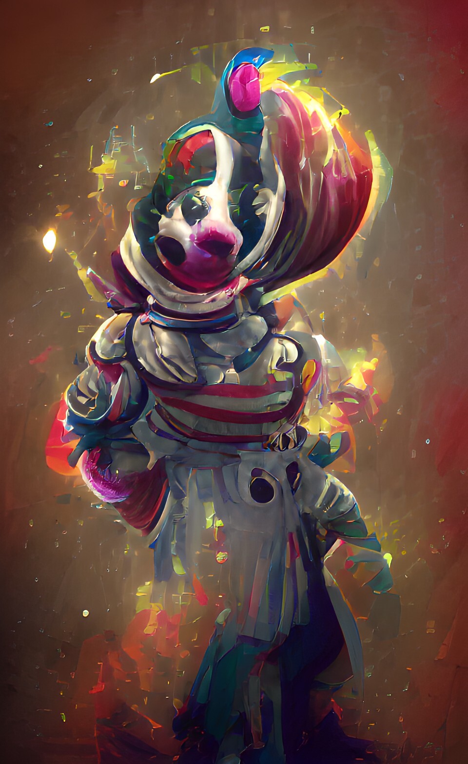 Waffles the space clown