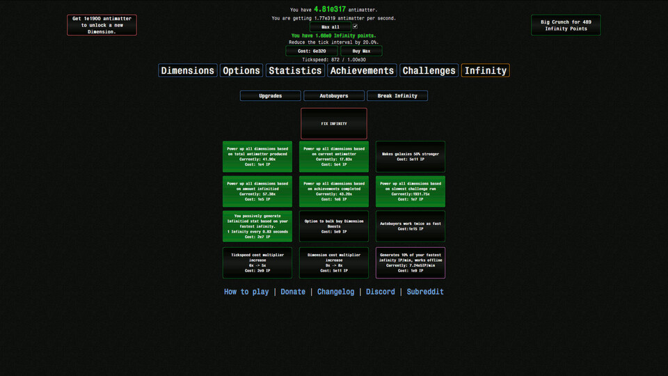 Antimatter Dimensions