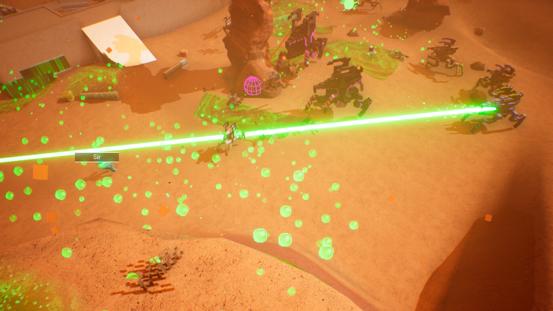 Pixel Troopers gameplay visual