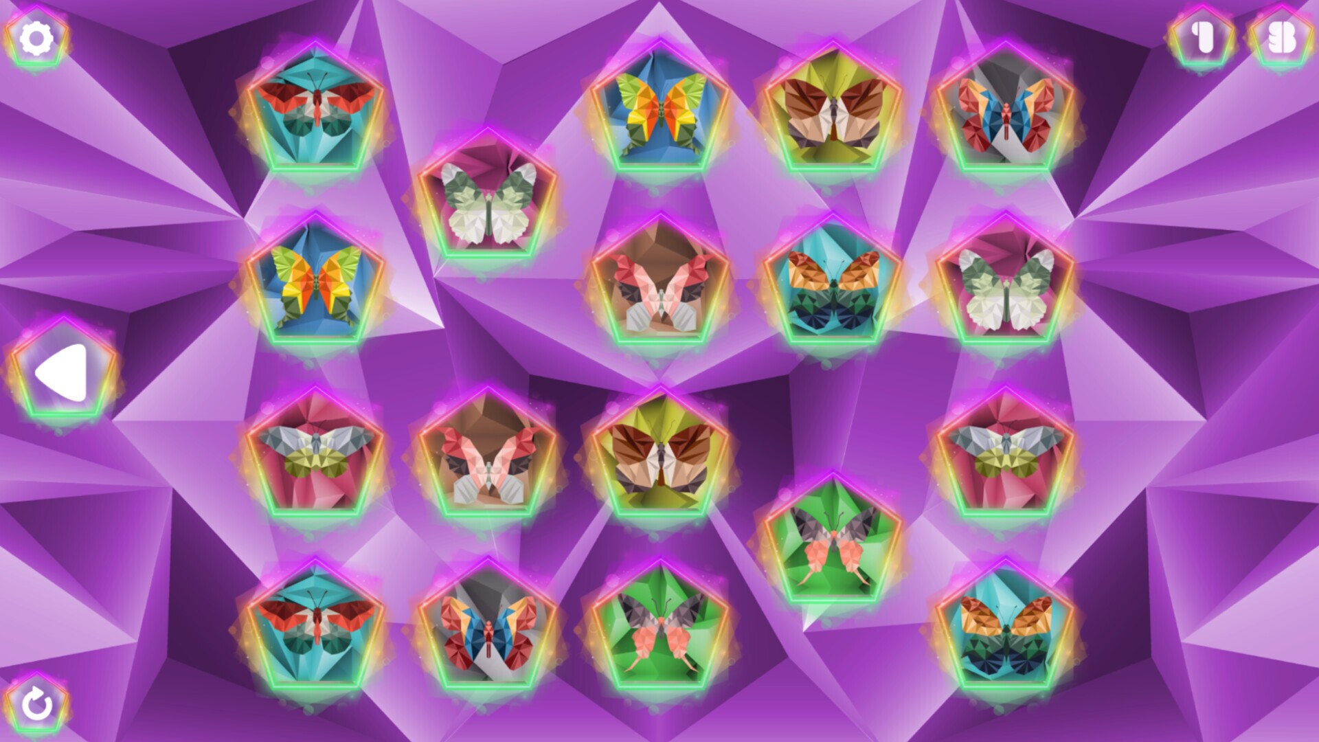 Poly Memory: Butterflies