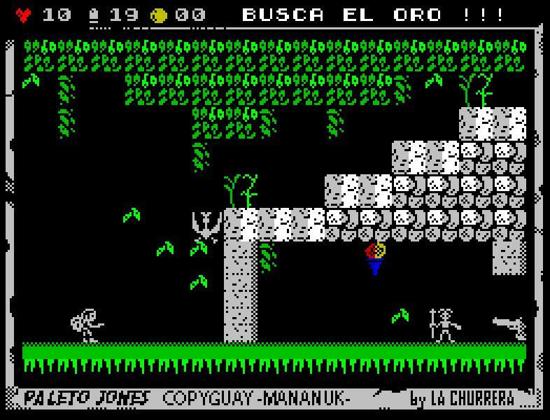 Paleto Jones y la tumba del tío Ramón ( ZxSpectrum )