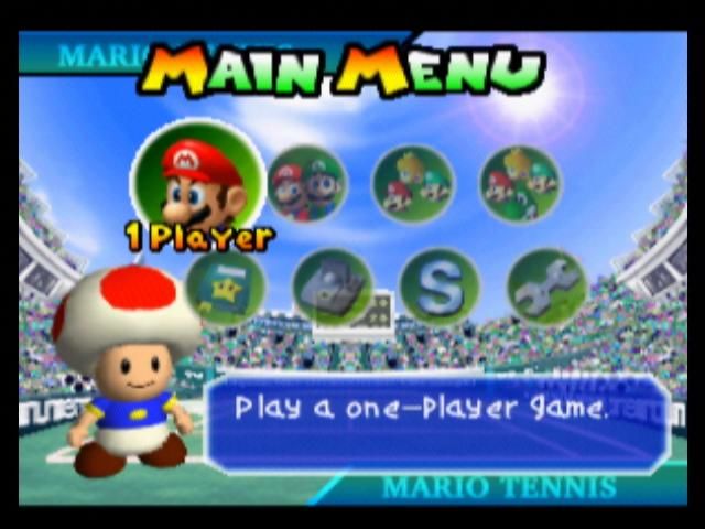 Mario Tennis (2000) - Screenshot
