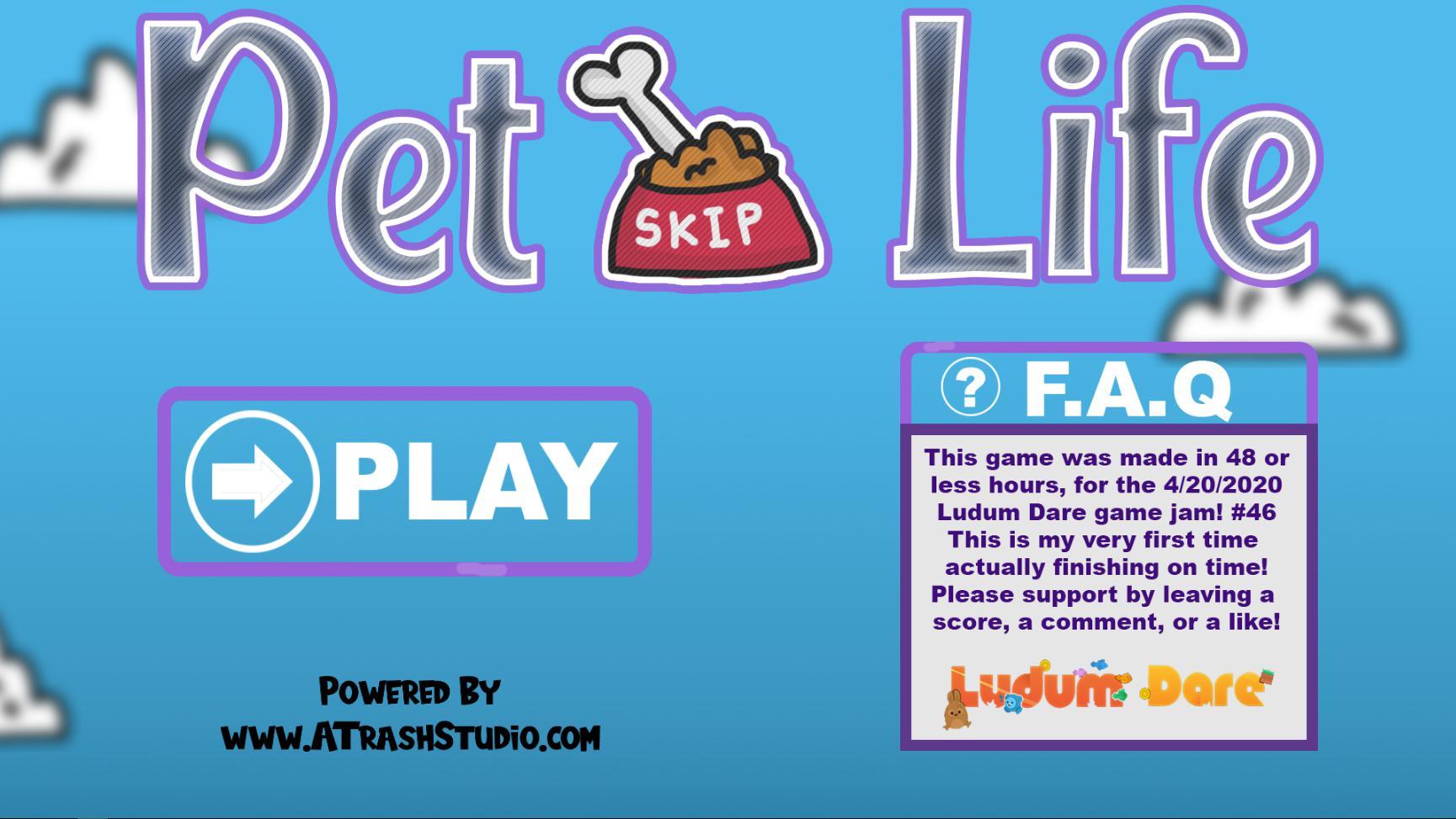 Pet Life - Ludum Dare #46