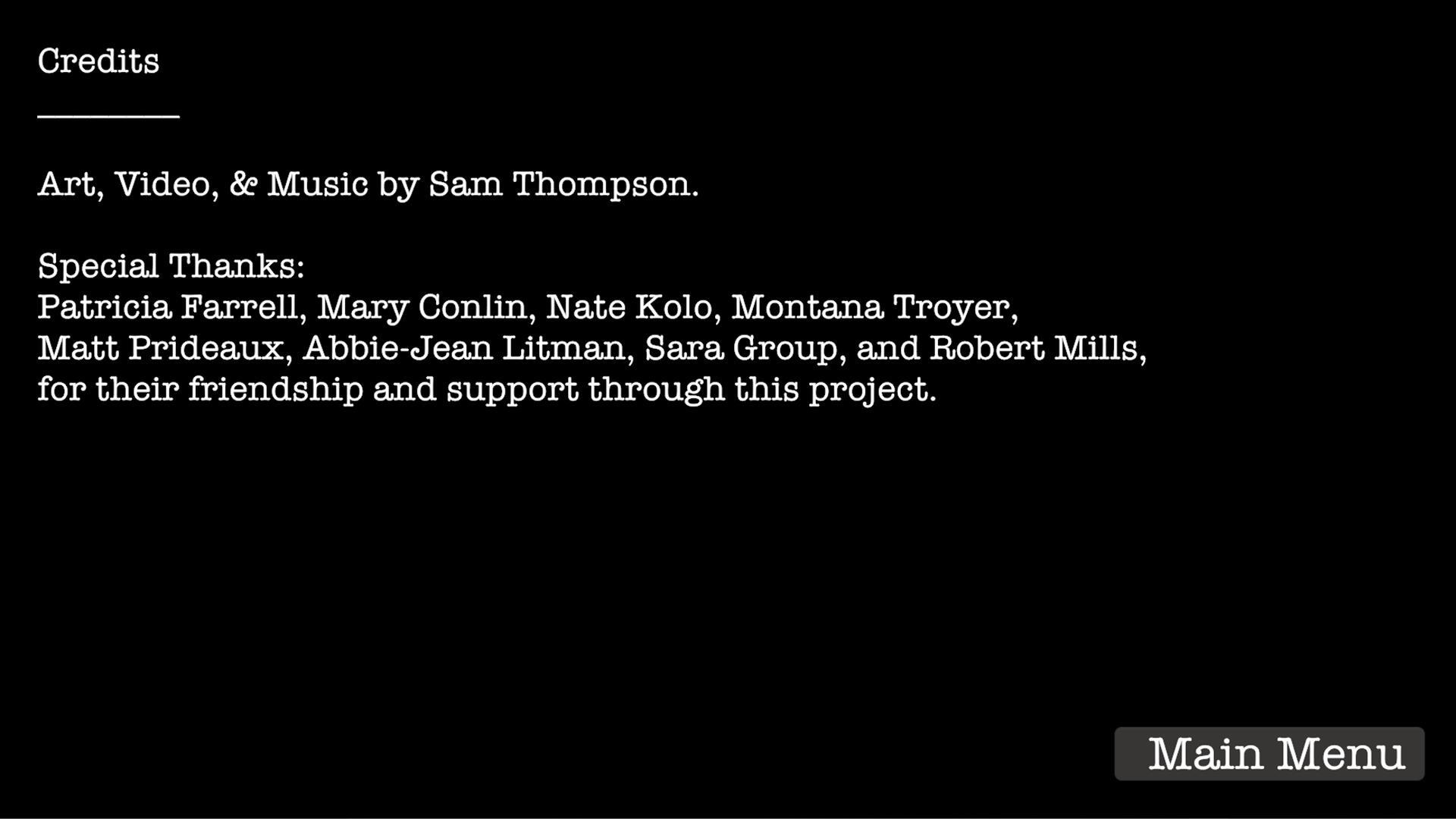 Body_Of_Work Gallery by Sam Thompson