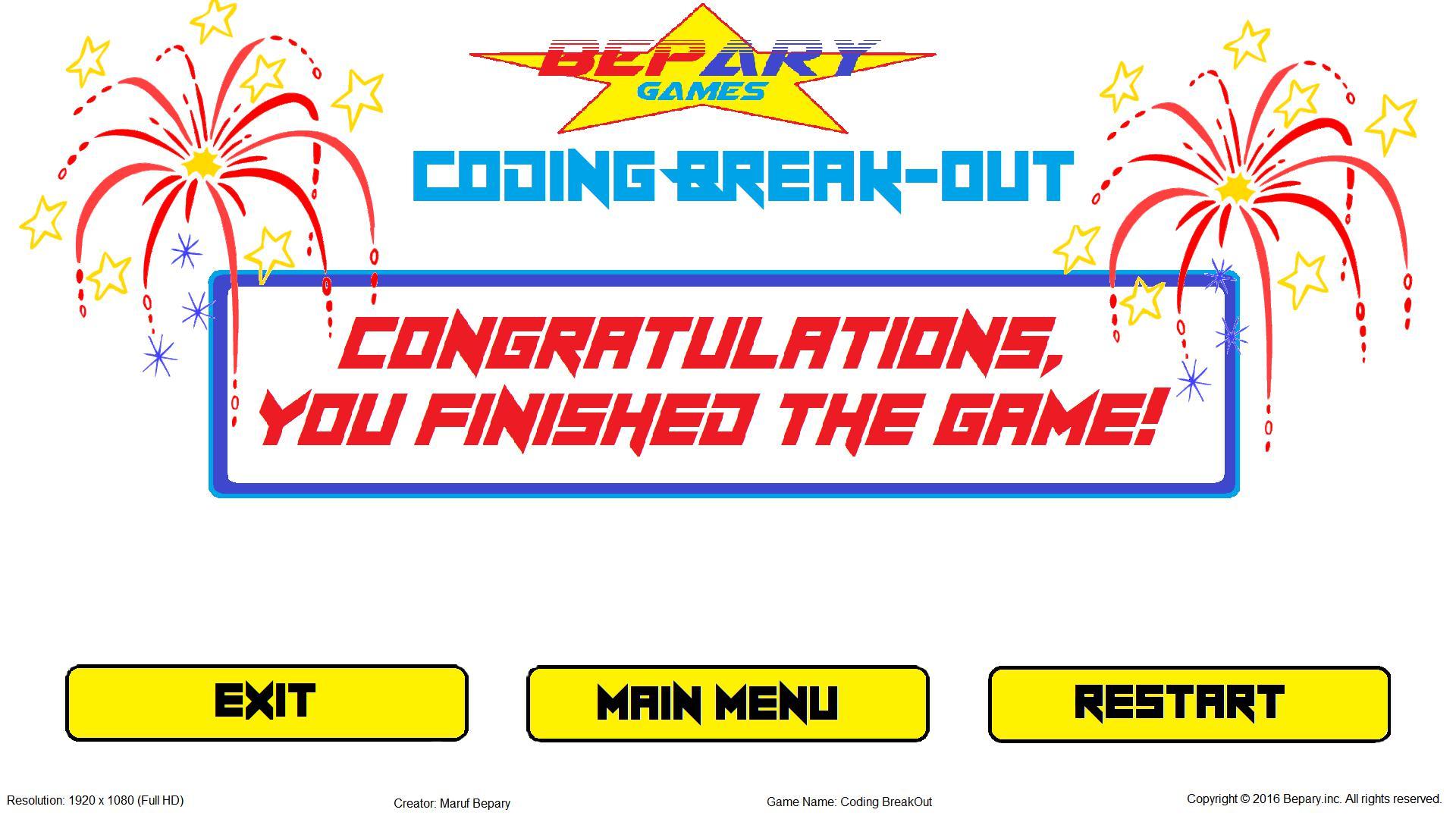 Coding Break-Out
