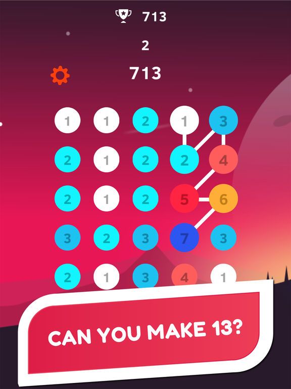 One Line Number - Chain Puzzle
