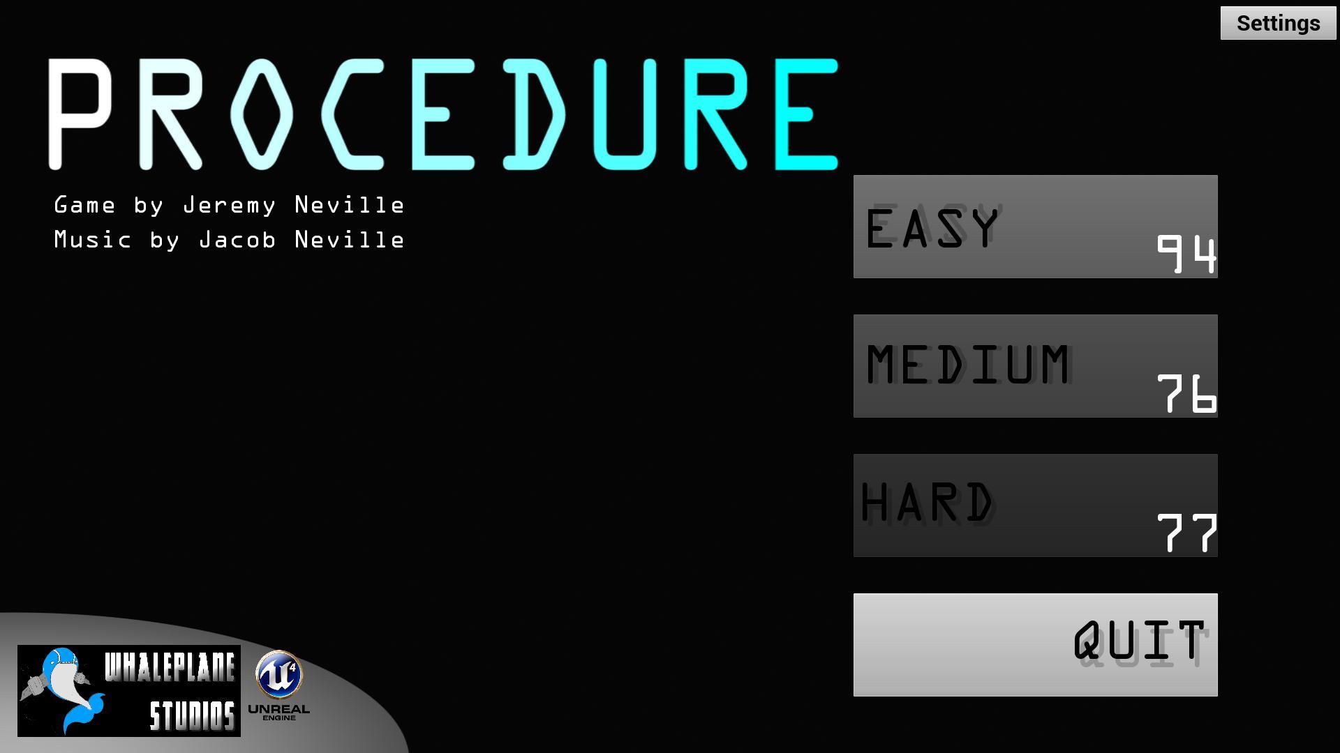 PROCEDURE (itch) (WhaleplaneStudios)