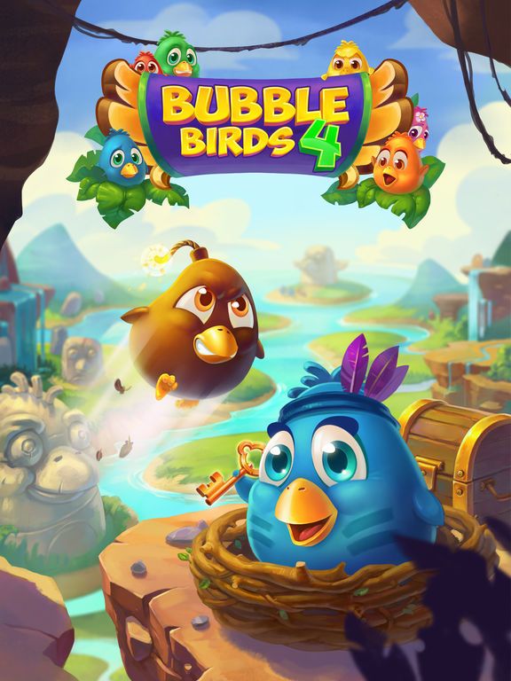Bubble Birds 4: Match 3 Puzzle Shooter Game