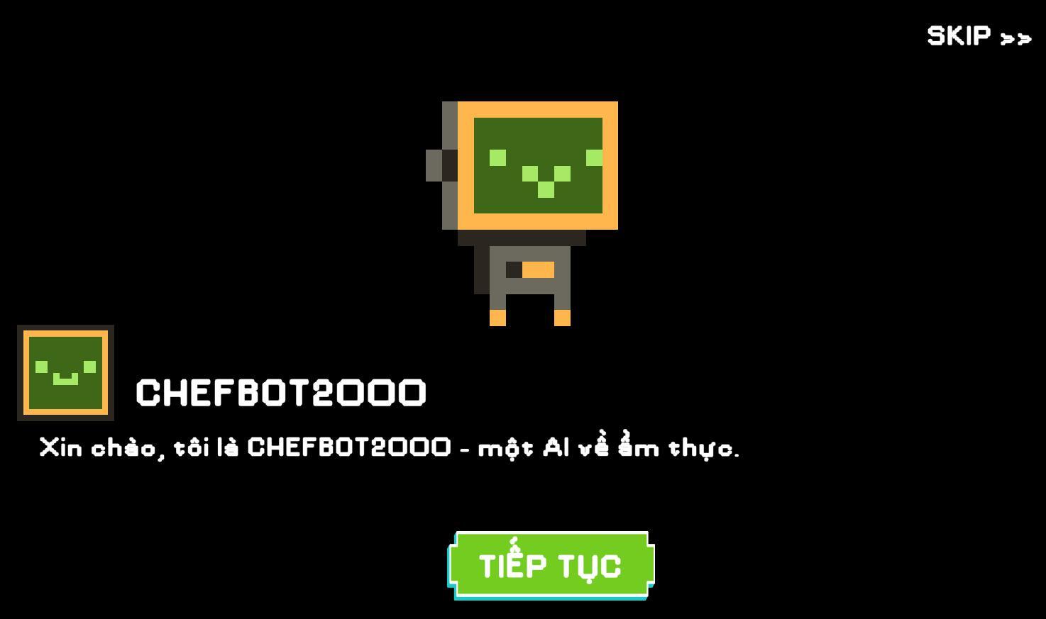 ChefBot2000 screenshot