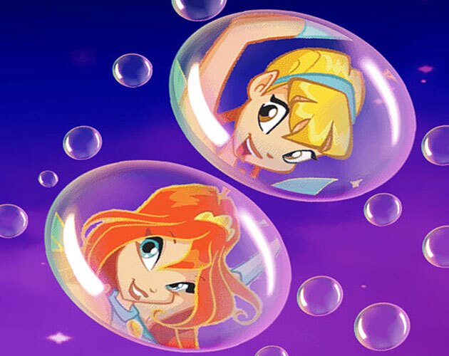 Winx Draw Bubble Path Game
