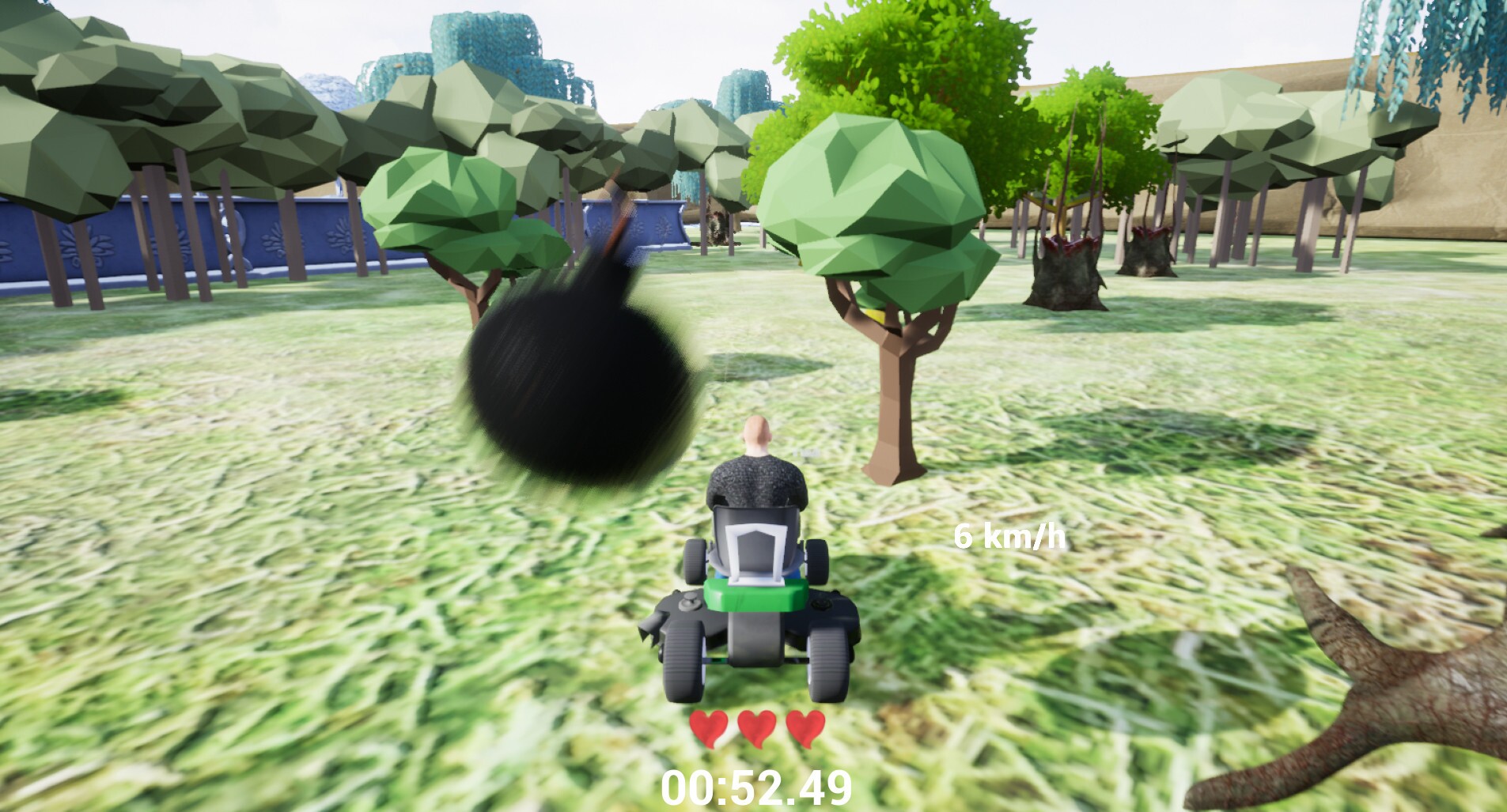 Lawnmower game: Mortal Race