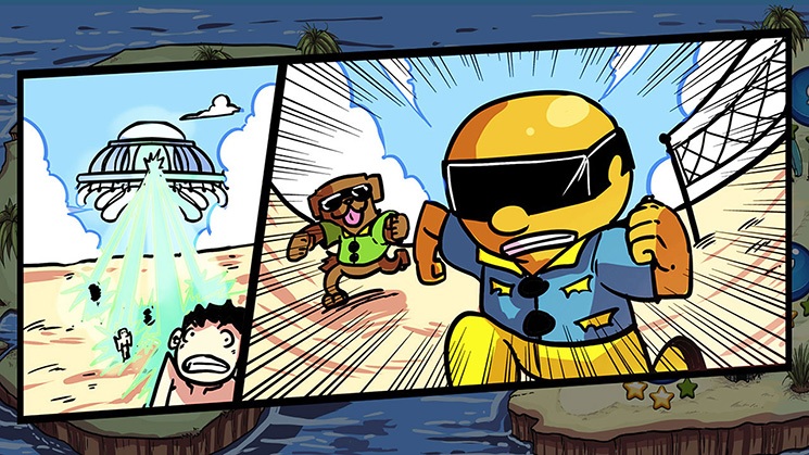 Surfin' Sam - Attack of the Aqualites