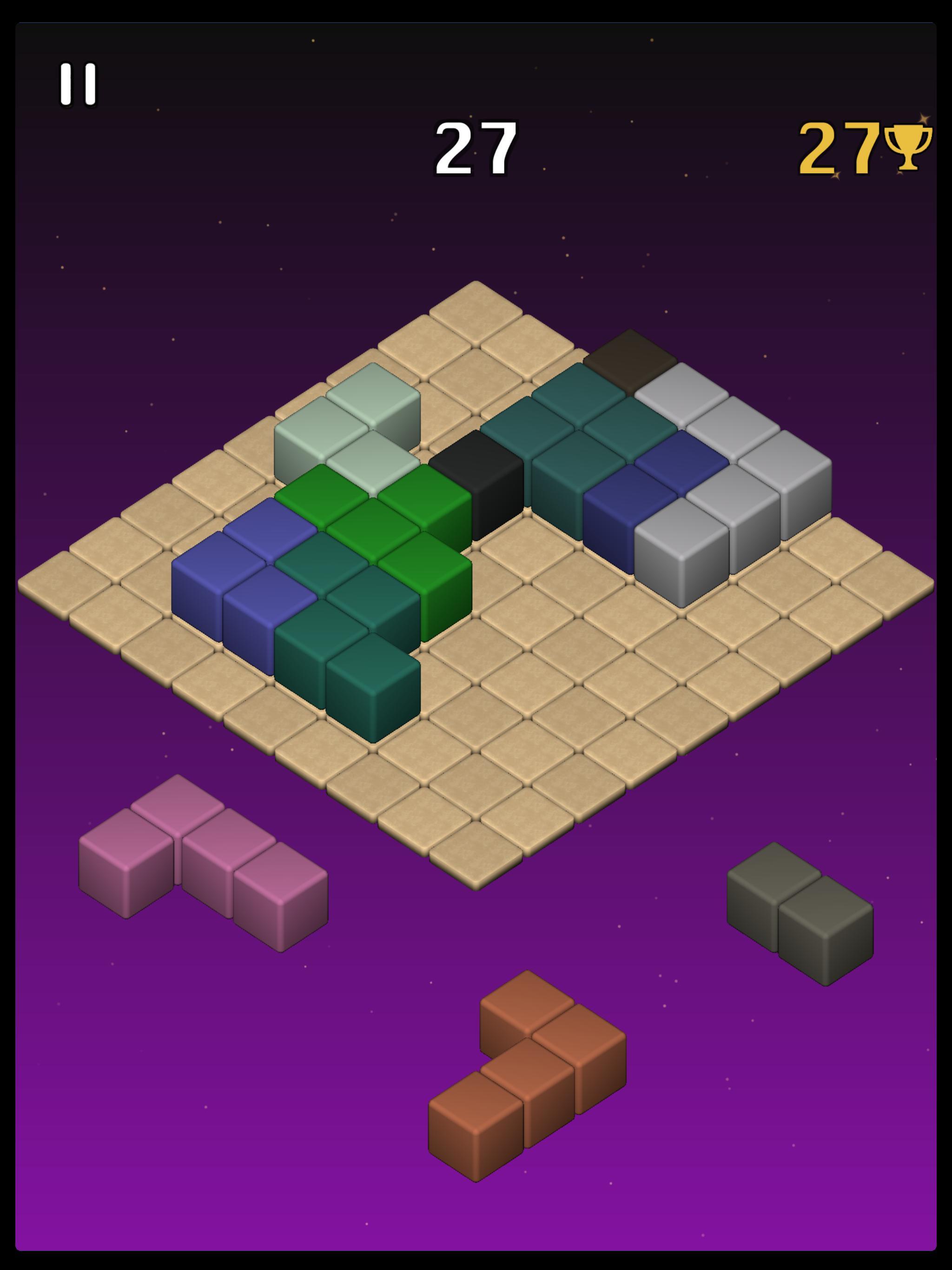 Block Drop - 3d Cubes Puzzle