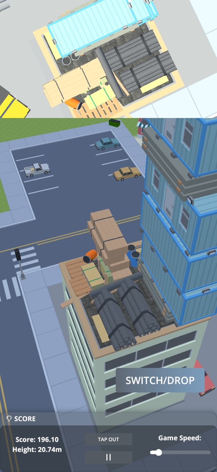 Craniac! - Physics Crane Stack