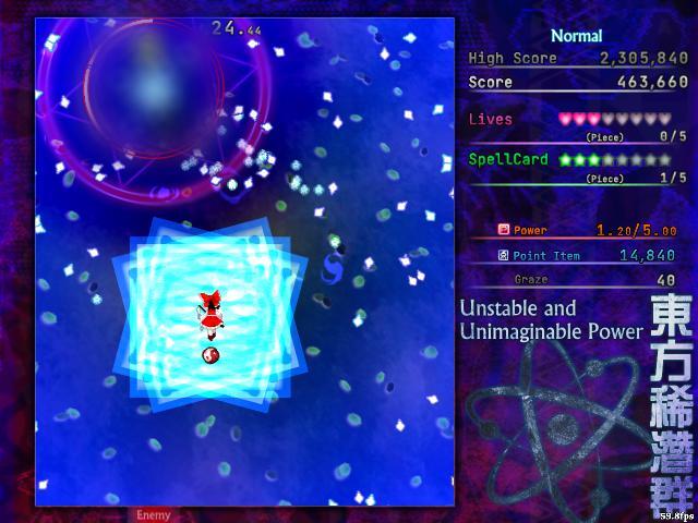 東方稀濳群 ～ Unstable and Unimaginable Power