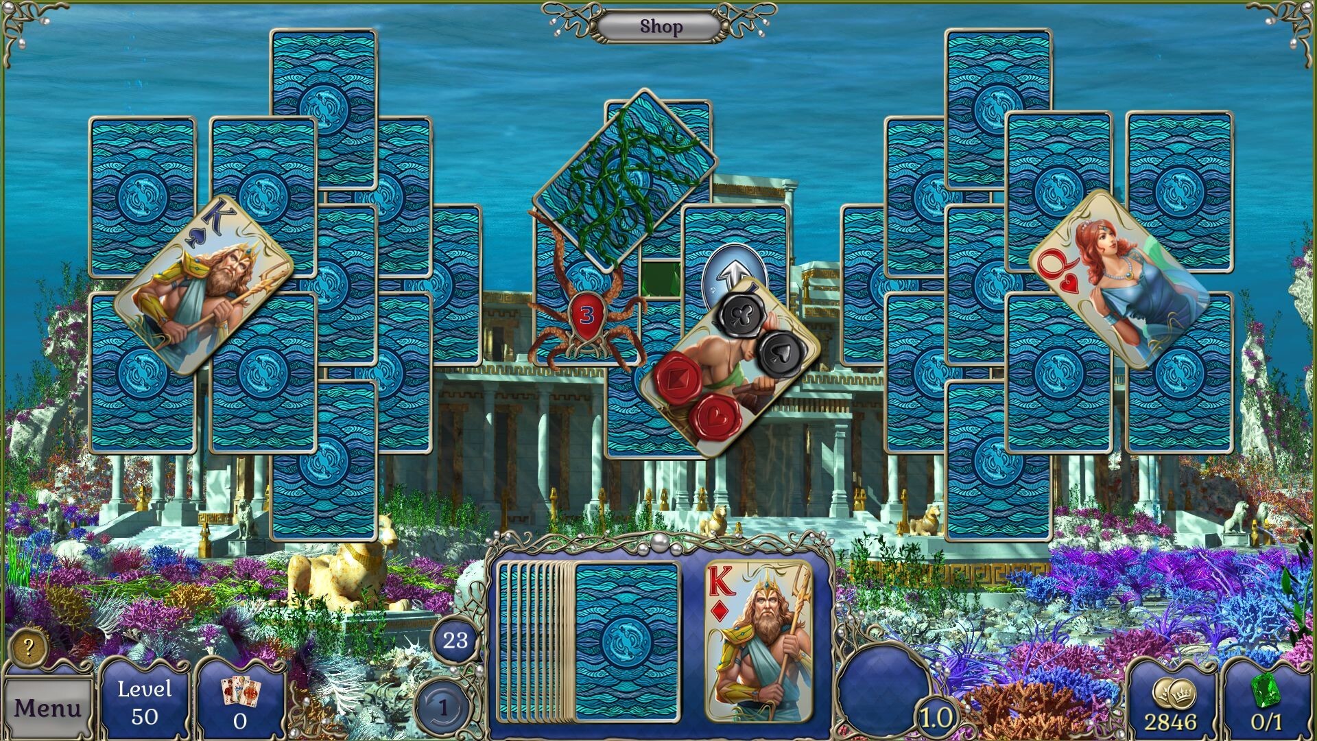 Jewel Match Atlantis Solitaire 3 - Collector's Edition