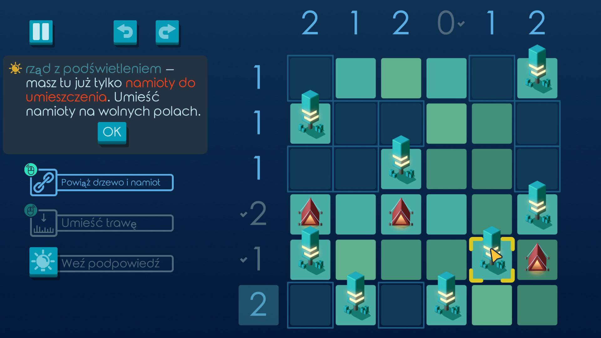 Tents and Trees Demo screenshot