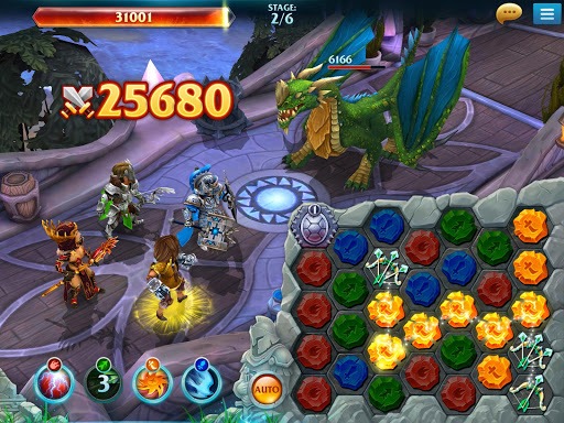Forge of Glory: Match3 MMORPG & Action Puzzle Game