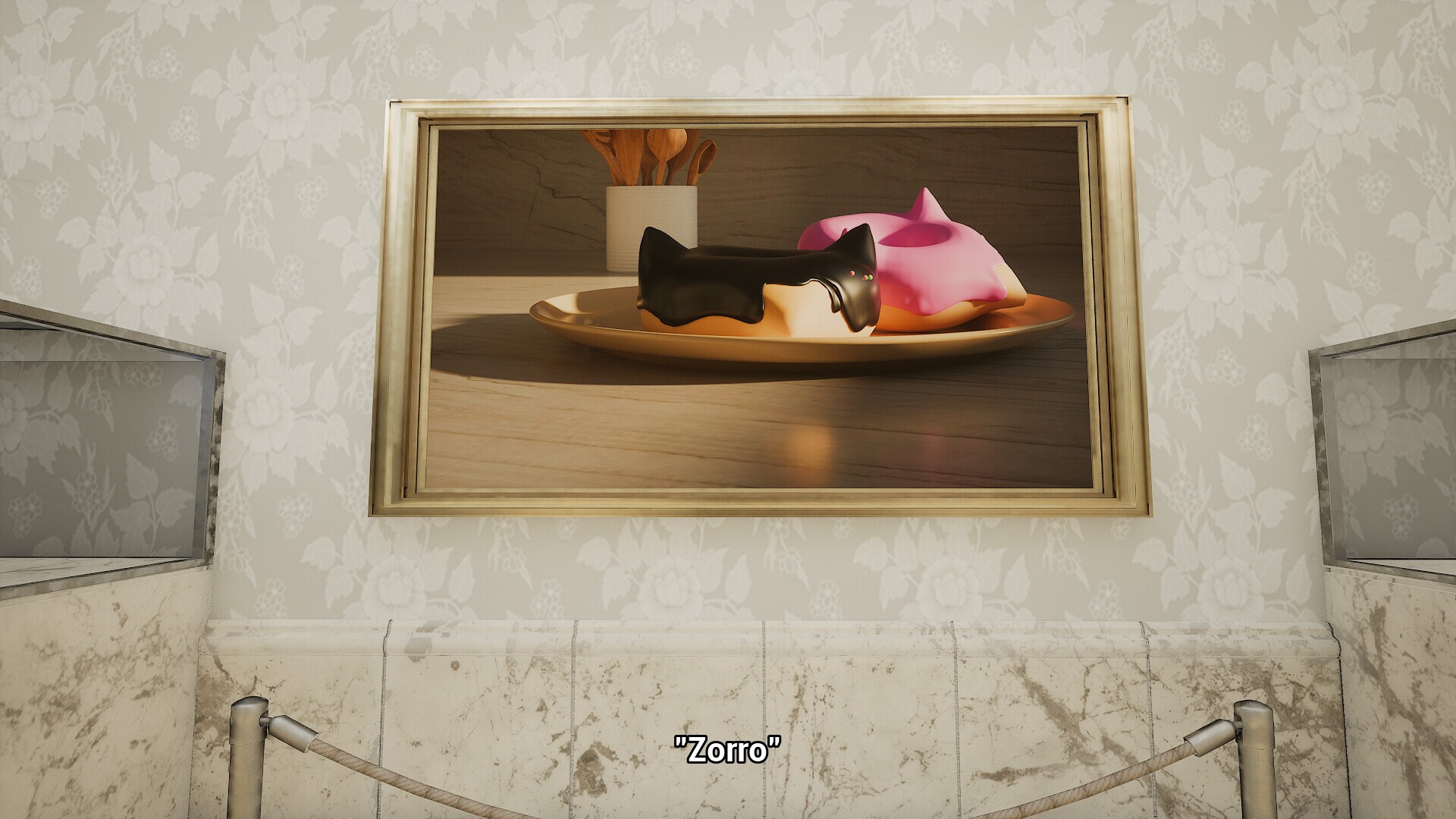 The Donut Gallery gameplay visual