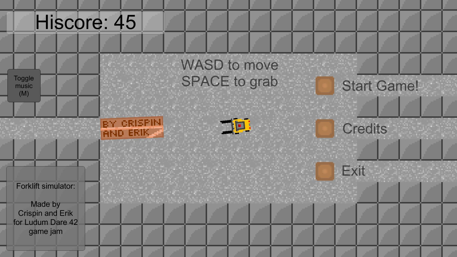 Forklift simulator (itch)