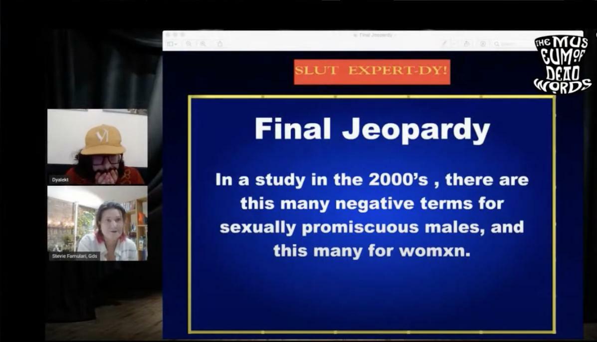 Slut Expert-dy, Game 1