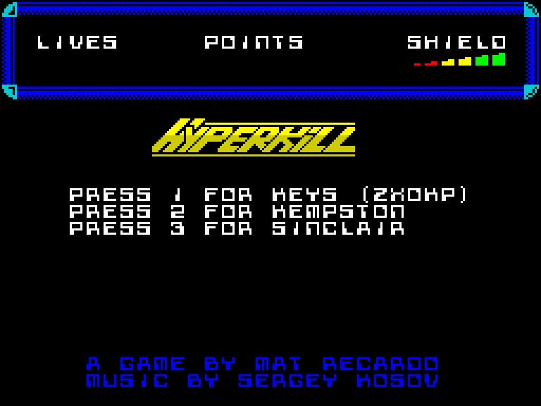 Hyperkill - A ZX Spectrum game
