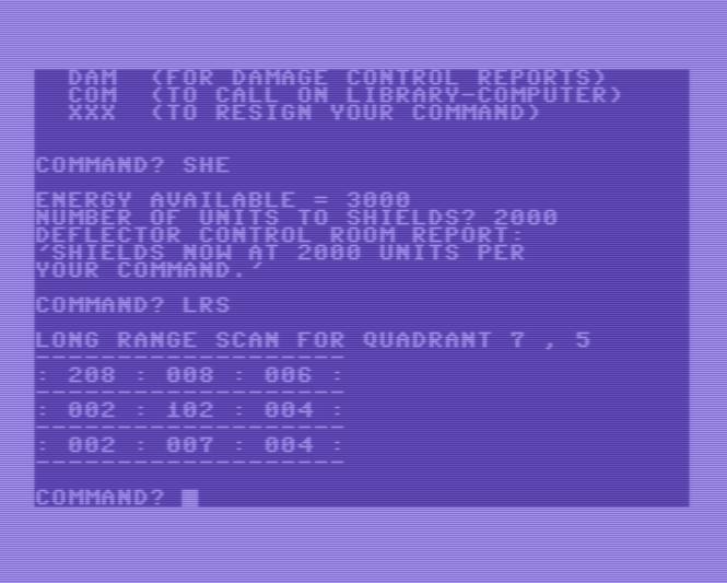 Super Star Trek (C64)