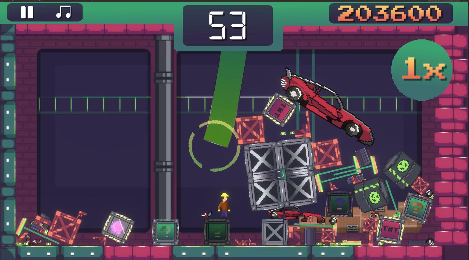 Extremely Fast Paced Yellow Hat Trash Grab Game