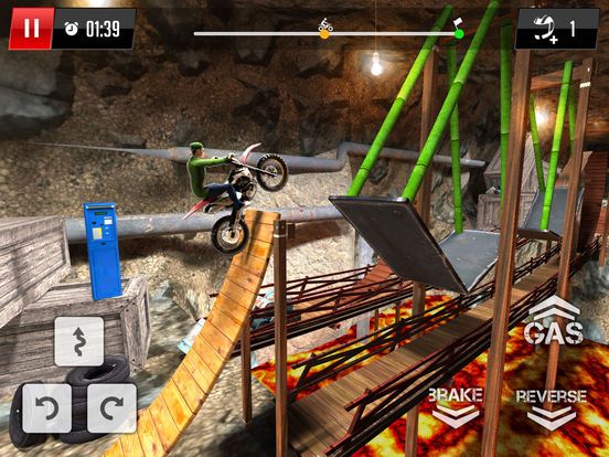 Racing on bike Extreme