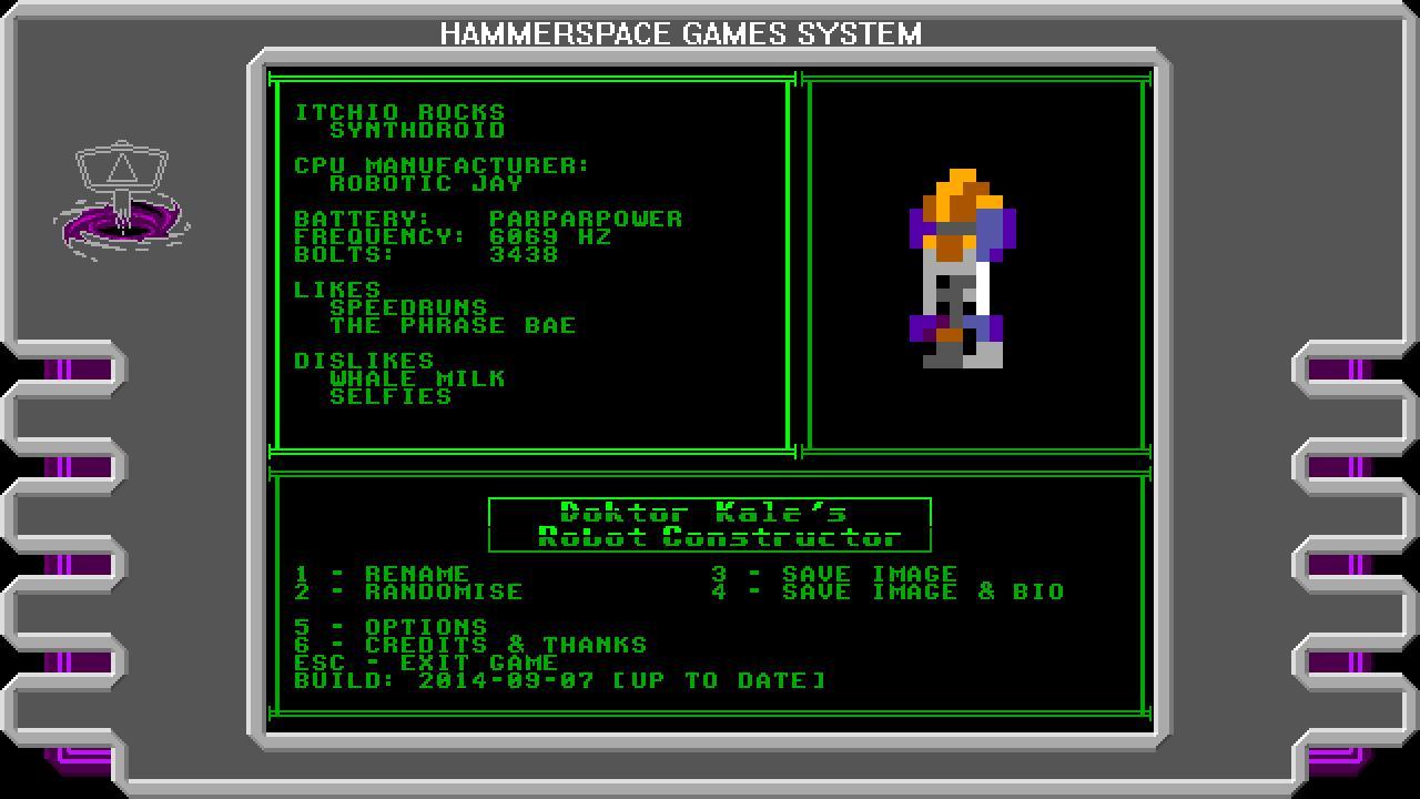 Doktor Kale's Robot Constructor