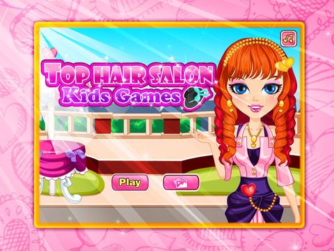 Top hair salon-Kids Games