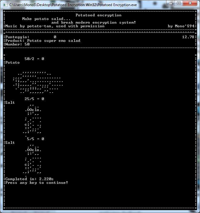 Potatoed Encryption