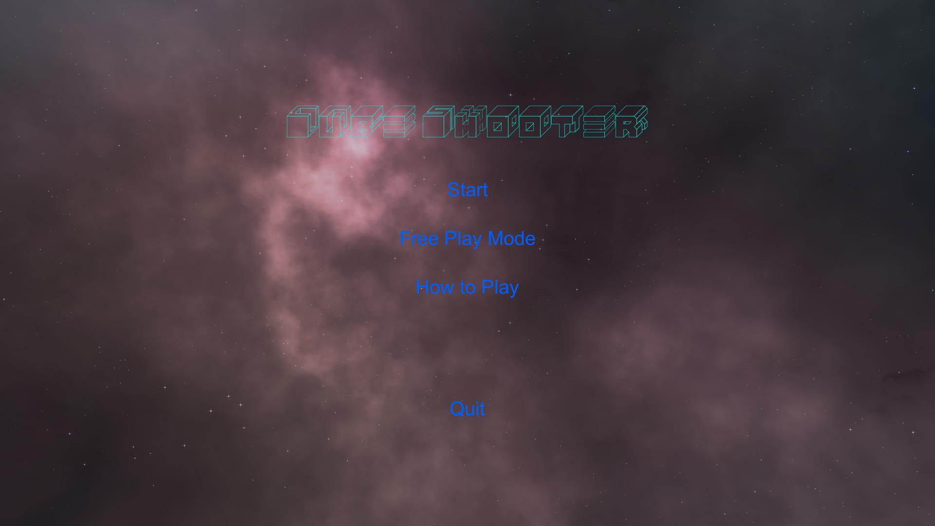 Cube Shooter (Early build)