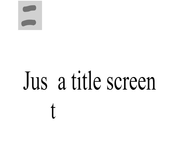 Just a title screen DEMO