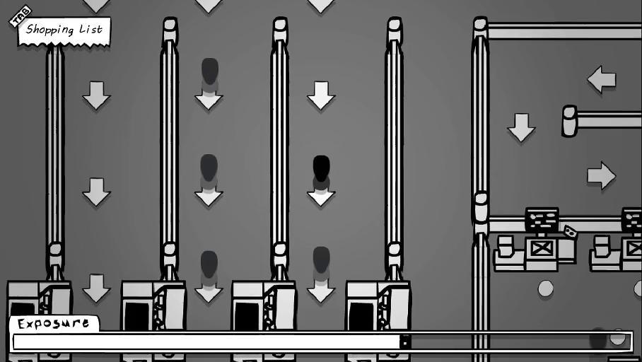 Social Distancing Shopping Simulator