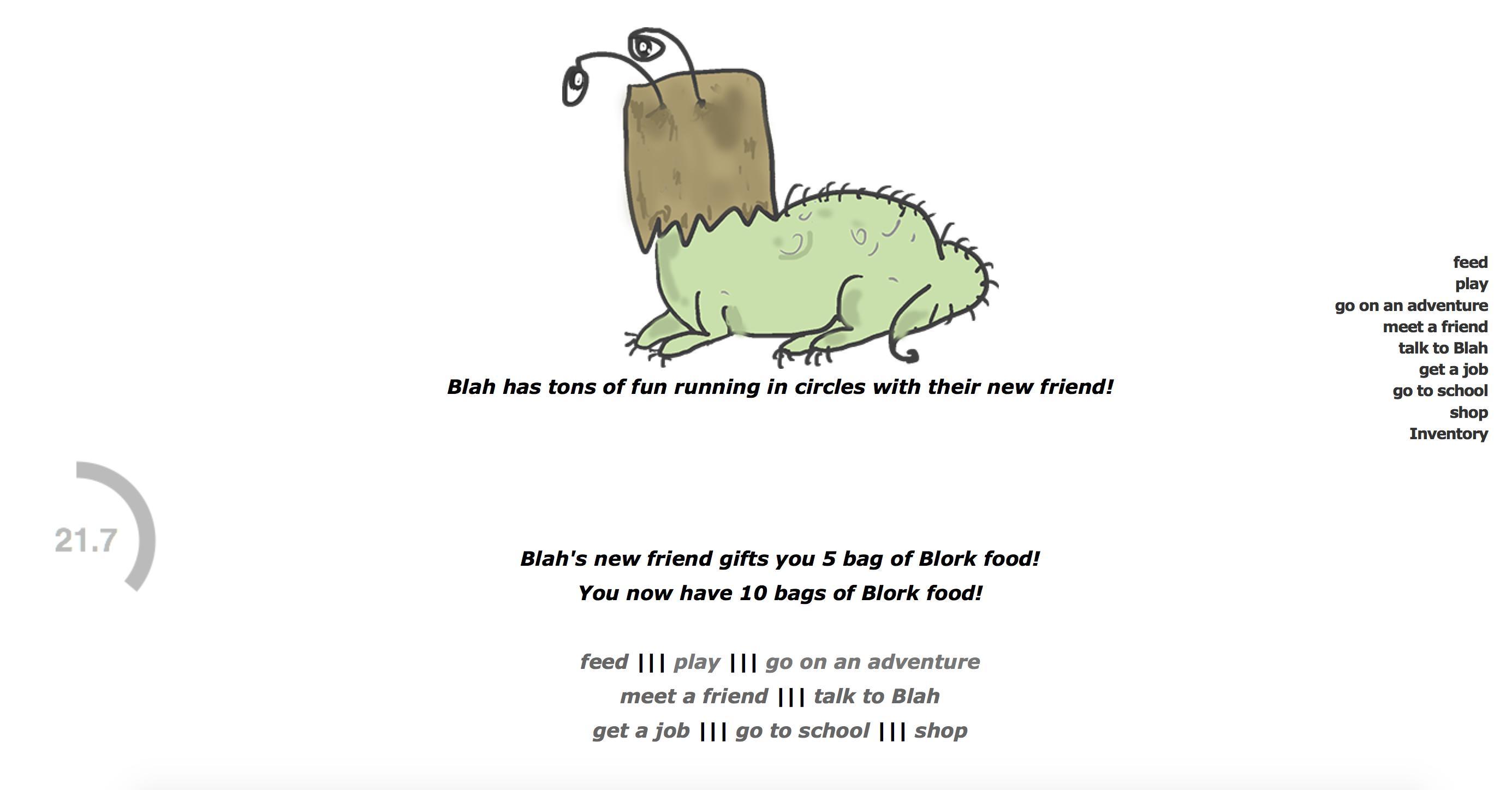 Blork: The 60 Second Pet!