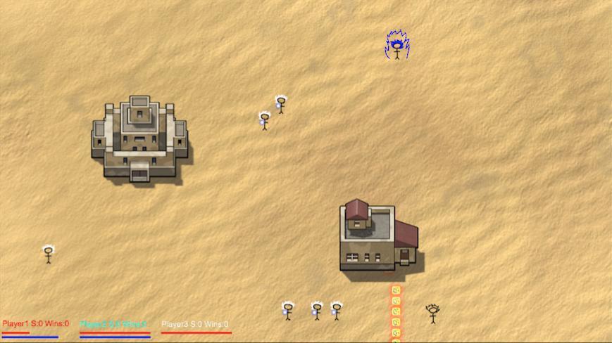 3-Player Wizard Arena Battle