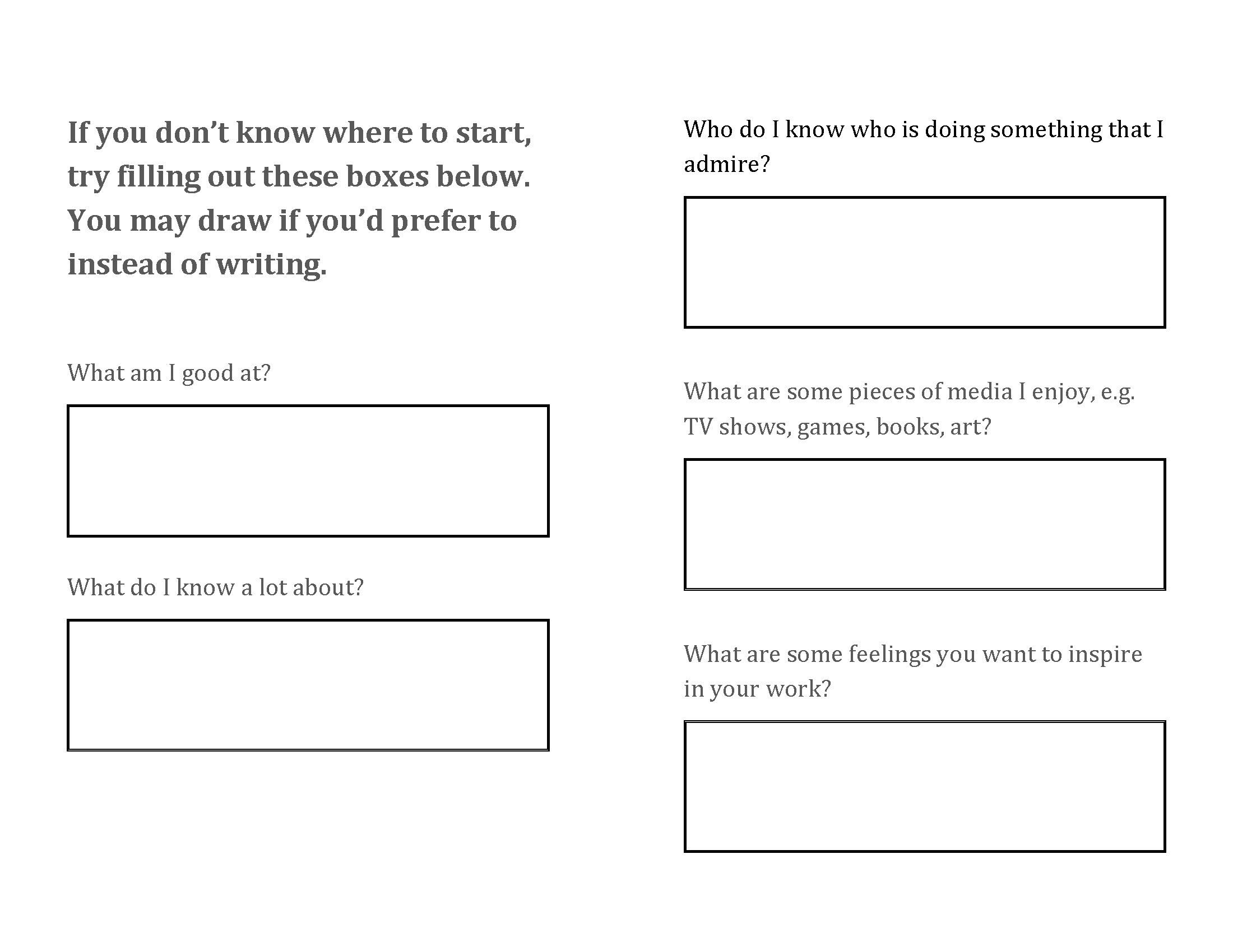 Goal Setting For Game Creation