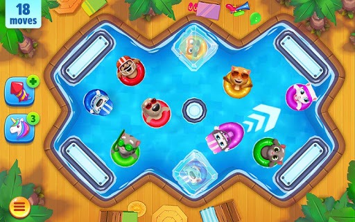 Talking Tom Pool Puzzle Game screenshot