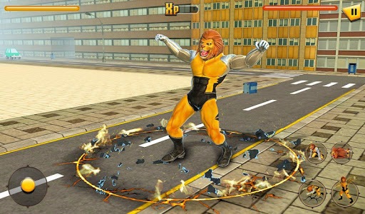 Scary Lion City Attack